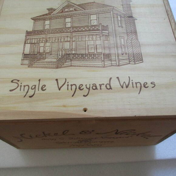 NICKEL & NICKEL WOODEN WINE CRATE - Picture 11 of 12